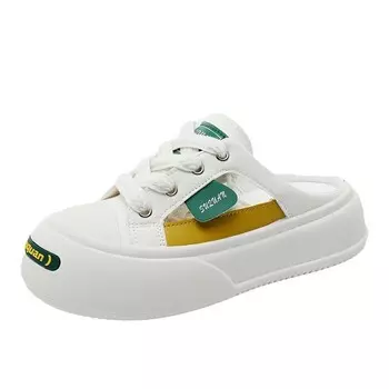 Мюли женские с закрытым носком женские Gejiani, зеленый