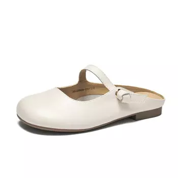 Мюли женские с закрытым носком женские Gemeiq, цвет Milk Tea Brown