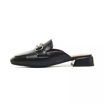 Мюли женские с закрытым носком женские Gnsj, черный