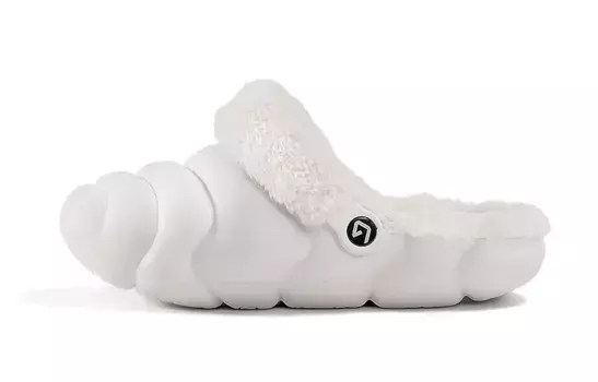 Мюли женские с закрытым носком женские Goto, цвет Iridescent White