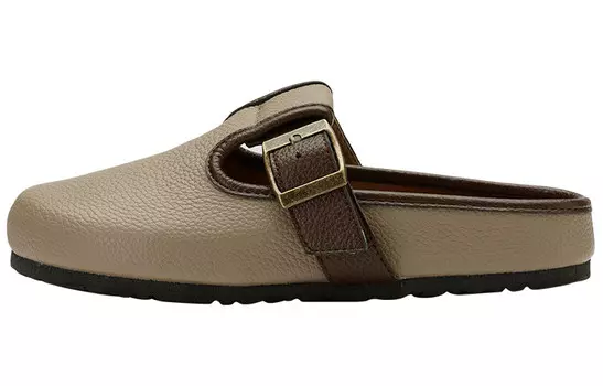 Мюли женские с закрытым носком женские Gracegift, кремовый