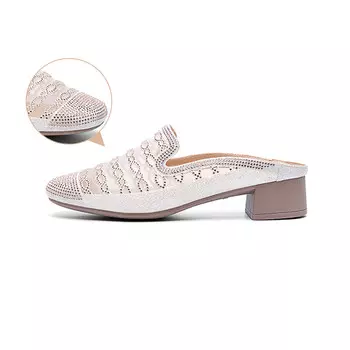 Мюли женские с закрытым носком женские Guci Tianlun, цвет Elegant Black