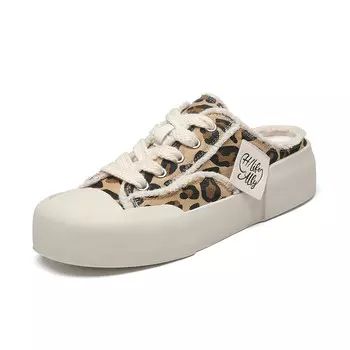 Мюли женские с закрытым носком женские Hla, коричневый