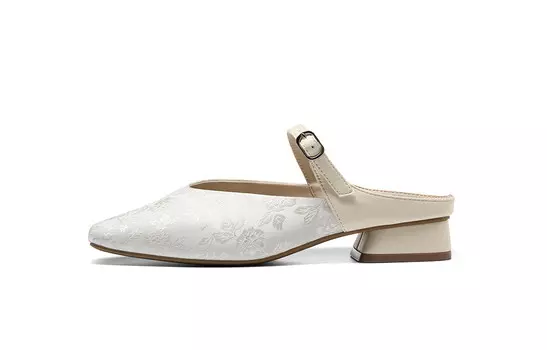 Мюли женские с закрытым носком женские Hla, бежевый