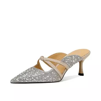 Мюли женские с закрытым носком женские Jessica Sophia, черный