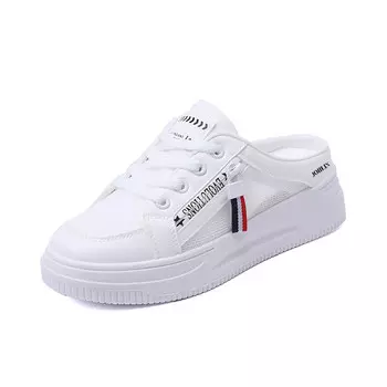 Мюли женские с закрытым носком женские Johlin Dream, белый/оранжевый