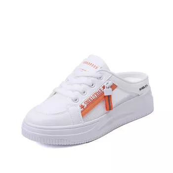 Мюли женские с закрытым носком женские Johlin Dream, белый/черный