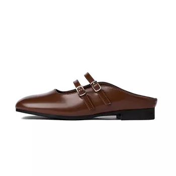 Мюли женские с закрытым носком женские Josiny, темно-коричневый