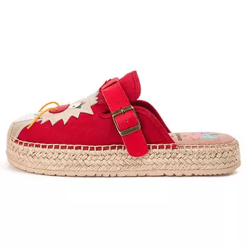 Мюли женские с закрытым носком женские Joy&Mario, красный