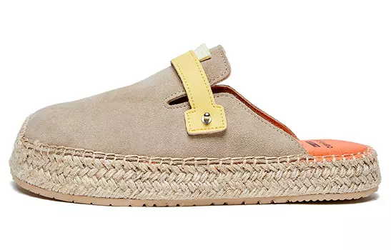 Мюли женские с закрытым носком женские Joy&Mario, хаки