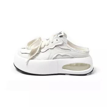 Мюли женские с закрытым носком женские Leme, синий/белый