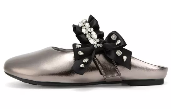 Мюли женские с закрытым носком женские Mio, черный