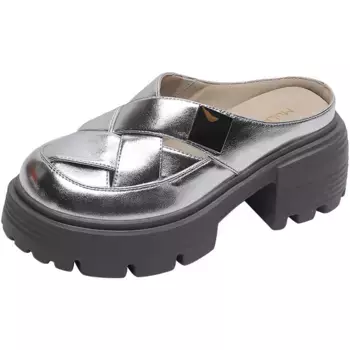 Мюли женские с закрытым носком женские Mulinsen, зеленый