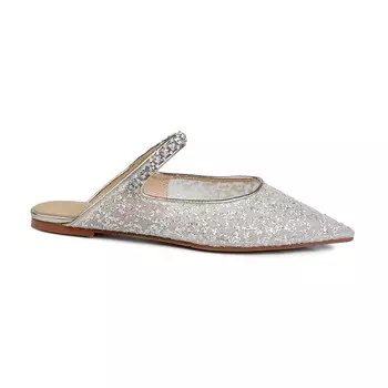 Мюли женские с закрытым носком женские Naiyee, серебряный