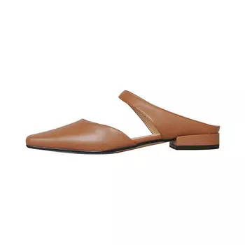 Мюли женские с закрытым носком женские Naiyee, коричневый