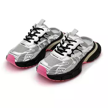 Мюли женские с закрытым носком женские Nsiosc, цвет Silver/Black