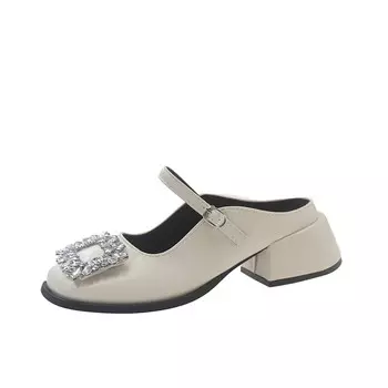 Мюли женские с закрытым носком женские Obwa, белый