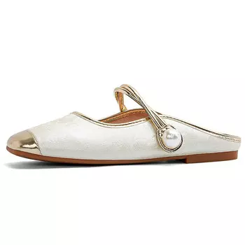 Мюли женские с закрытым носком женские Oms, зеленый