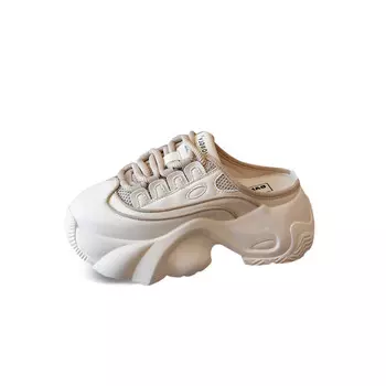 Мюли женские с закрытым носком женские Pak Channy, хаки