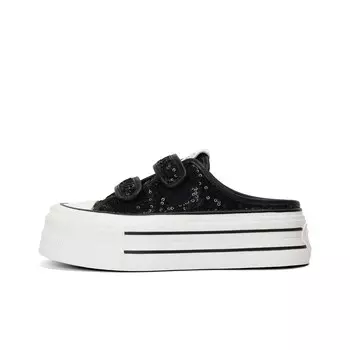 Мюли женские с закрытым носком женские Pt'Son, черный