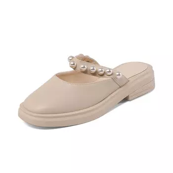 Мюли женские с закрытым носком женские Pvaj, цвет Ivory