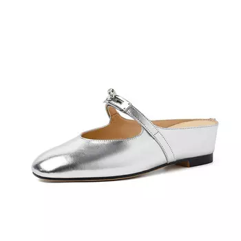 Мюли женские с закрытым носком женские Pvaj, золотой