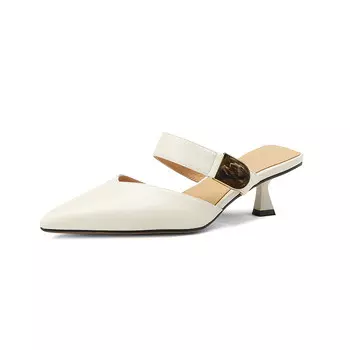 Мюли женские с закрытым носком женские Pwpj, цвет Apricot