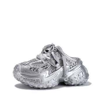 Мюли женские с закрытым носком женские Selaiya, серебряный