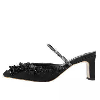 Мюли женские с закрытым носком женские Shoeszooo, черный