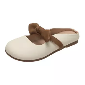 Мюли женские с закрытым носком женские Shuxi, хаки