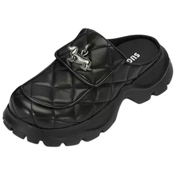 Мюли женские с закрытым носком женские Sugarsu, цвет Yellow Brown