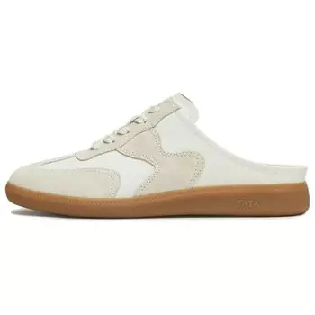 Мюли женские с закрытым носком женские Tata, зеленый/белый