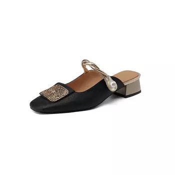 Мюли женские с закрытым носком женские Tataya, светло-золотой