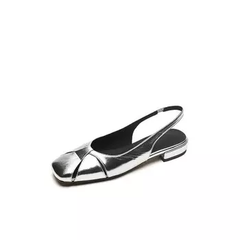 Мюли женские с закрытым носком женские Tataya, серебряный