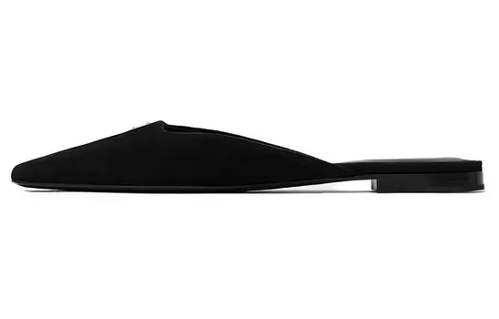 Мюли женские с закрытым носком женские Toteme, черный