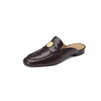 Мюли женские с закрытым носком женские Vandeelen, цвет Light Brown