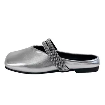 Мюли женские с закрытым носком женские Yalu, бежевый