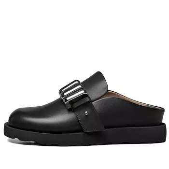 Мюли женские с закрытым носком женские Yearcon, черный