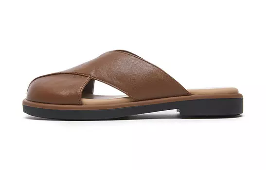 Мюли женские с закрытым носком женские Zgr, бежевый