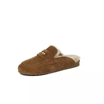 Мюли женские с закрытым носком женские Zi Xiao, коричневый