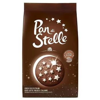 MULINO BIANCO Pan di stella - шоколадное печенье со звездами 350г х 3 упаковки sarcia.eu
