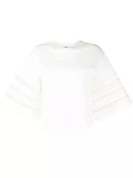 Muller Of Yoshiokubo футболка с вырезами, белый