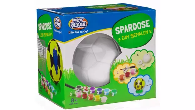 Мюллер Toy Place футбольная копилка, которую нужно раскрасить