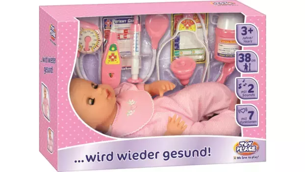 Мюллер Toy Place Малышкавыздоравливает, 38 см