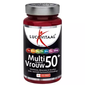 Multi Compleet Woman 50+ - комплексный поливитаминный комплекс для женщин старше 50 лет Lucovitaal