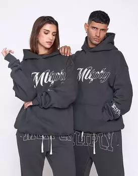 Multiply Apparel - Истории - Толстовка свободного кроя в цвете Black Lemonade