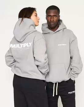 Multiply Apparel - Multiply - Толстовка свободного кроя в цвете Ultimate Grey