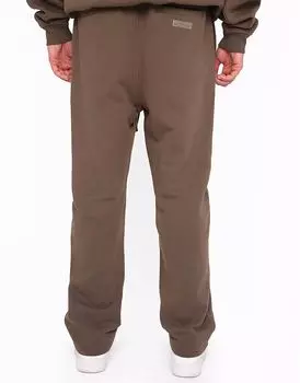 Multiply Apparel - Смятые - Спортивные брюки коричневого цвета с изображением тюленя