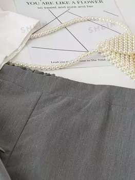 Mulvari Модный и элегантный повседневный комплект из двух предметов для женщин больших размеров Shein, мультиколор