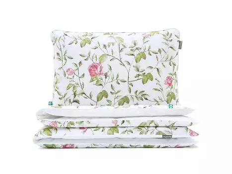 МУМЛА - комплект постельного белья 100х135 см 100% хлопок, комплект постельного белья из 2 предметов - 1 пододеяльник + 1 наволочка 60х40 см на молнии, сертификат Oeko-Tex MUMLA, белый